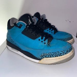 Jordan Retro 3 Powder Blue Size 9.5